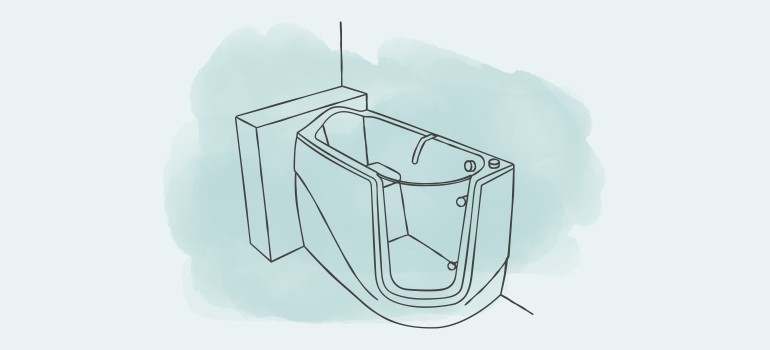 Sitzbadewanne