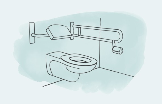 Barrierefreies WC